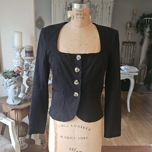 Free People Black Top/Blazer